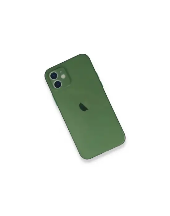 Apple İphone 12 Mini Kılıf Pp Ultra İnce Kapak - Yeşil