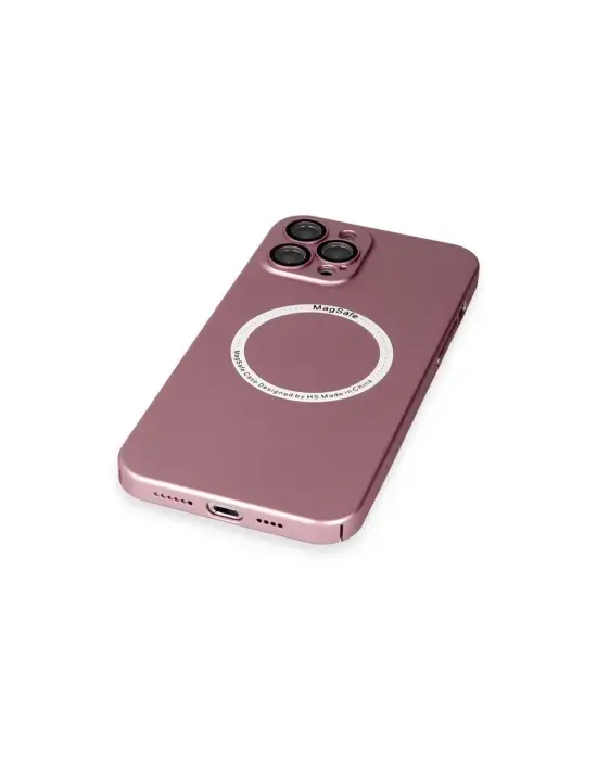 Apple İphone 12 Pro Kılıf Jack Magneticsafe Lens Silikon - Rose Gold