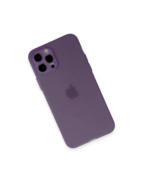 Apple İphone 12 Pro Kılıf Puma Silikon - Koyu Mor