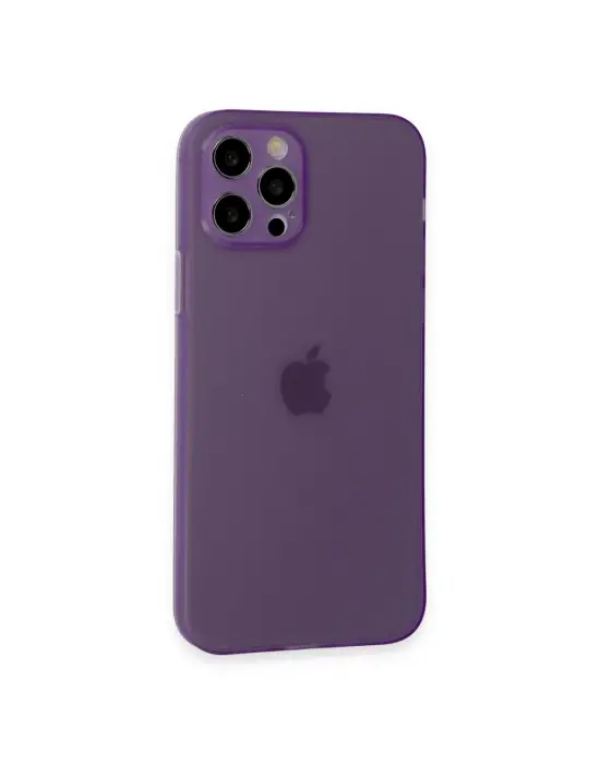Apple İphone 12 Pro Kılıf Puma Silikon - Koyu Mor