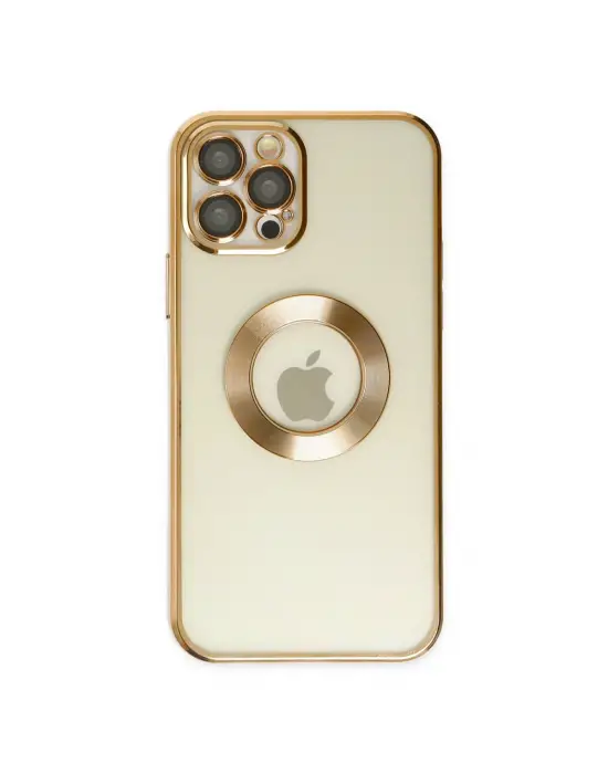 Apple İphone 12 Pro Kılıf Slot Silikon - Gold