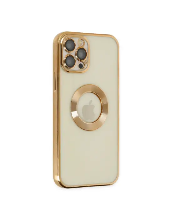 Apple İphone 12 Pro Kılıf Slot Silikon - Gold