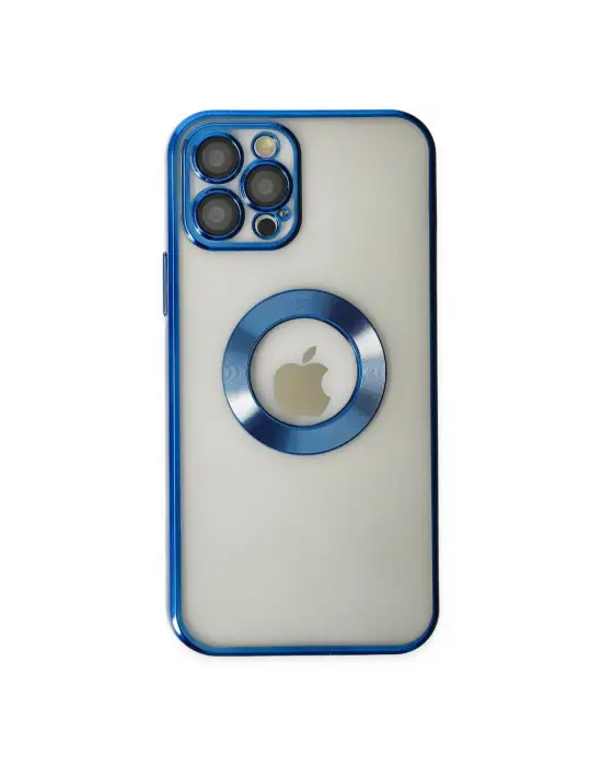 Apple İphone 12 Pro Kılıf Slot Silikon - Mavi