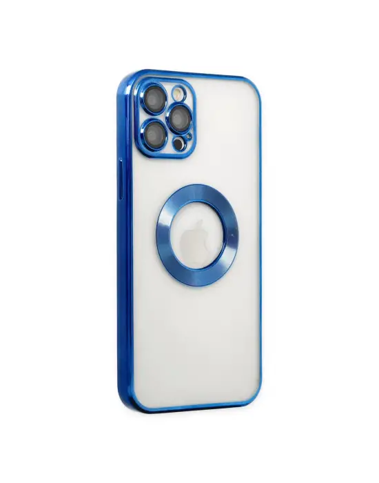 Apple İphone 12 Pro Kılıf Slot Silikon - Mavi