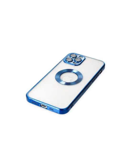 Apple İphone 12 Pro Kılıf Slot Silikon - Mavi