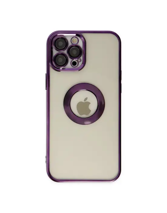 Apple İphone 12 Pro Kılıf Slot Silikon - Mor