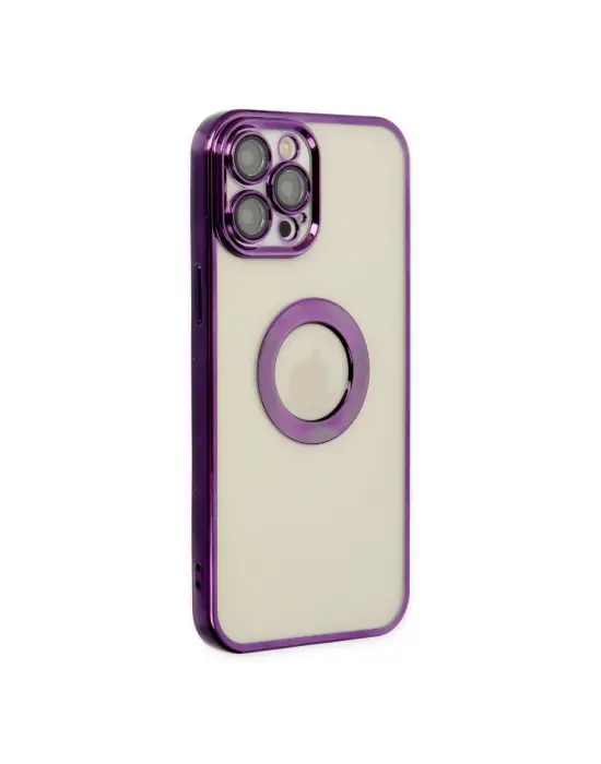 Apple İphone 12 Pro Kılıf Slot Silikon - Mor