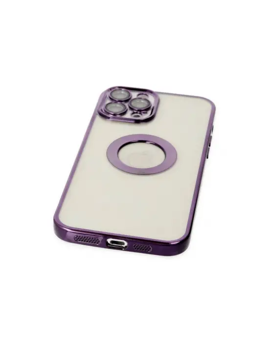 Apple İphone 12 Pro Kılıf Slot Silikon - Mor