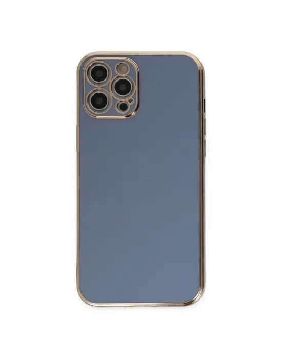 Apple İphone 12 Pro Kılıf Volet Silikon - Mavi
