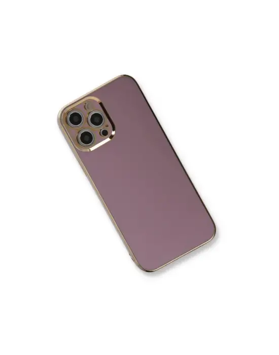 Apple İphone 12 Pro Kılıf Volet Silikon - Mor