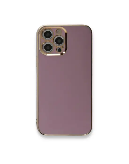 Apple İphone 12 Pro Kılıf Volet Silikon - Mor
