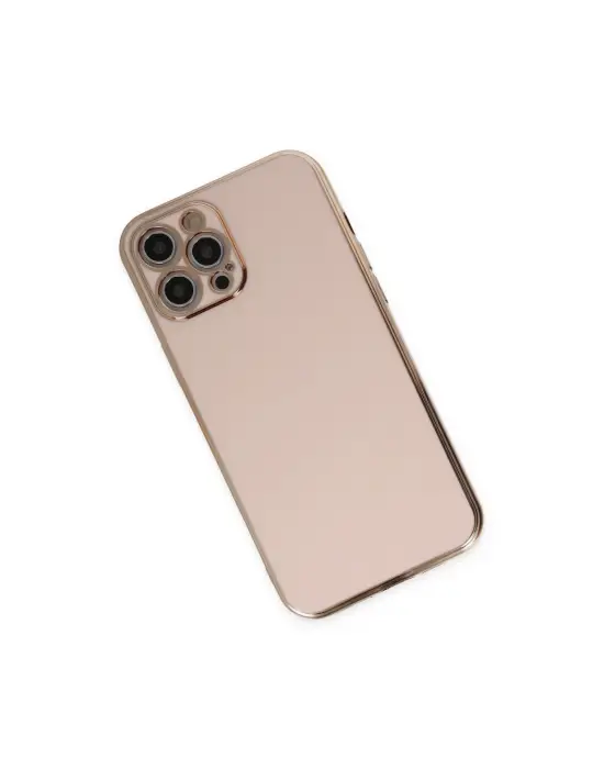 Apple İphone 12 Pro Kılıf Volet Silikon - Pembe
