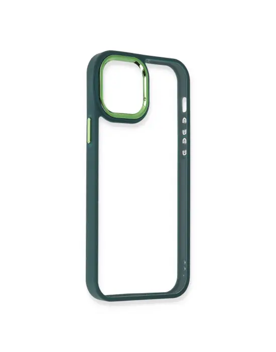 Apple İphone 12 Pro Max Kılıf Dora Kapak - Haki Yeşil