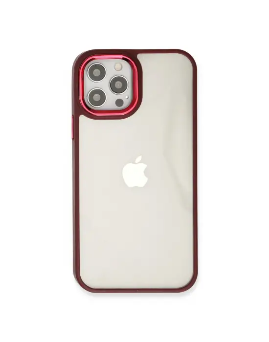 Apple İphone 12 Pro Max Kılıf Dora Kapak - Kırmızı