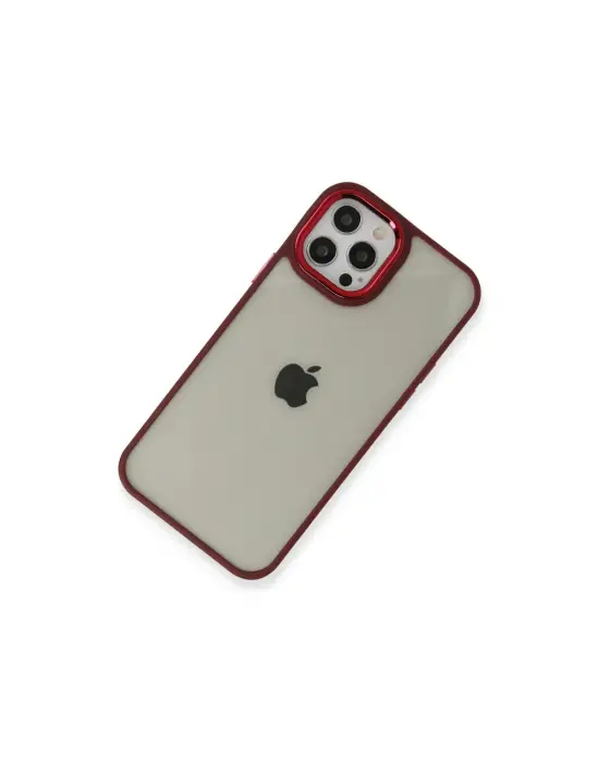 Apple İphone 12 Pro Max Kılıf Dora Kapak - Kırmızı
