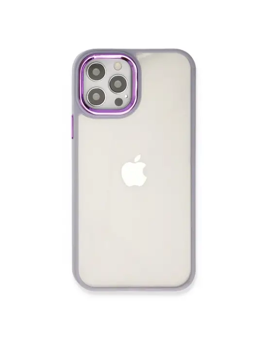 Apple İphone 12 Pro Max Kılıf Dora Kapak - Lila