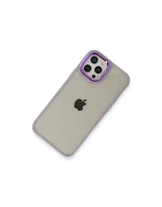 Apple İphone 12 Pro Max Kılıf Dora Kapak - Lila