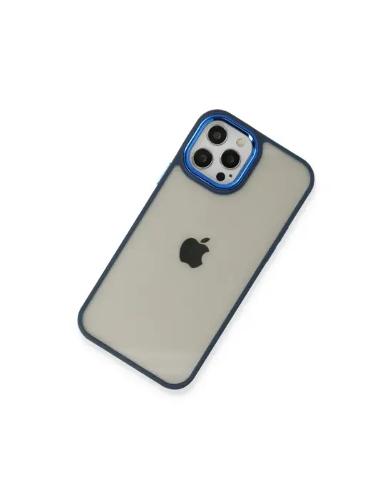 Apple İphone 12 Pro Max Kılıf Dora Kapak - Mavi