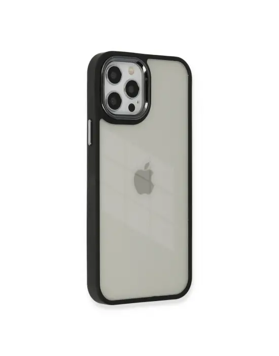 Apple İphone 12 Pro Max Kılıf Dora Kapak - Siyah