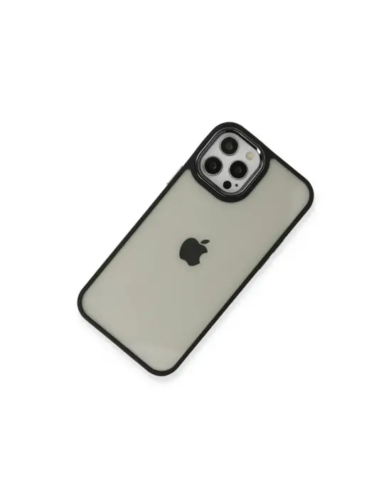 Apple İphone 12 Pro Max Kılıf Dora Kapak - Siyah