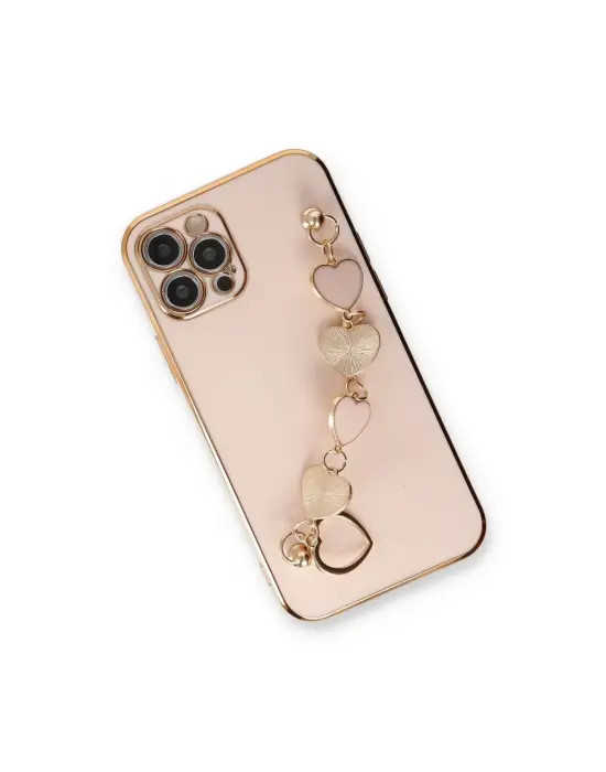 Apple İphone 12 Pro Max Kılıf Esila Silikon - Pudra