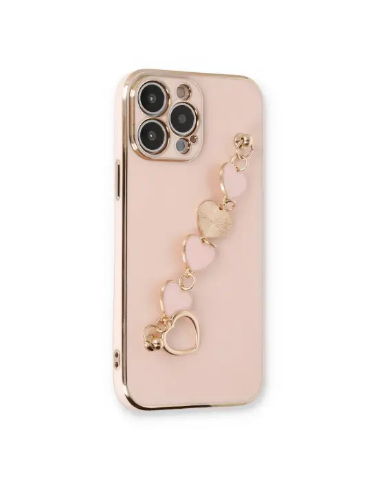 Apple İphone 13 Pro Kılıf Esila Silikon - Pudra