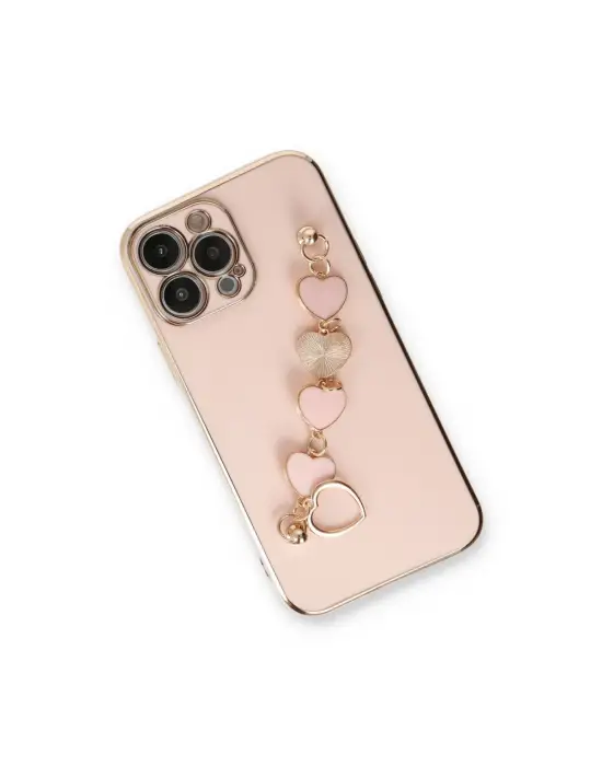 Apple İphone 13 Pro Kılıf Esila Silikon - Pudra