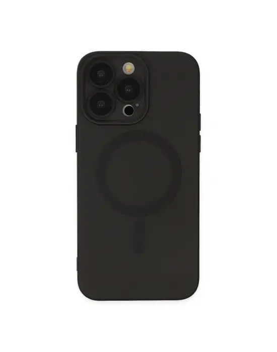 Apple İphone 13 Pro Kılıf Moshi Lens Magneticsafe Silikon - Siyah