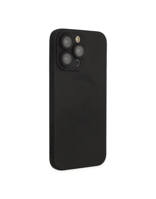Apple İphone 13 Pro Kılıf Moshi Lens Magneticsafe Silikon - Siyah