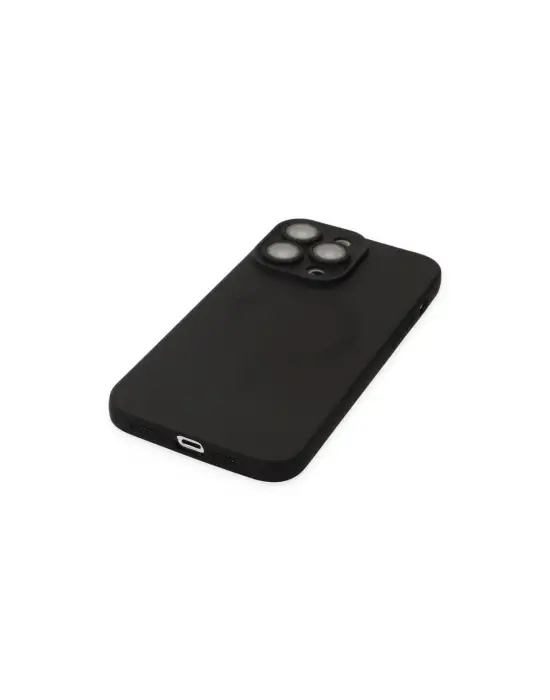Apple İphone 13 Pro Kılıf Moshi Lens Magneticsafe Silikon - Siyah