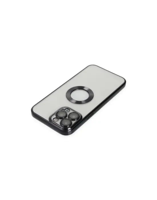 Apple İphone 13 Pro Kılıf Slot Silikon - Siyah