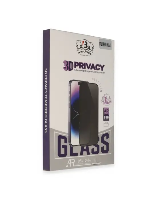Apple İphone 13 Pro Max Bilvis 3d Hayalet Cam Ekran Koruyucu