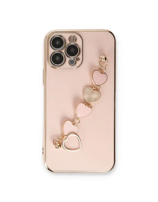 Apple İphone 13 Pro Max Kılıf Esila Silikon - Pudra
