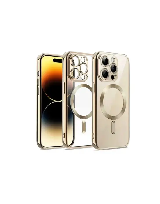 Apple İphone 13 Pro Max Kılıf Kross Magneticsafe Kapak - Gold