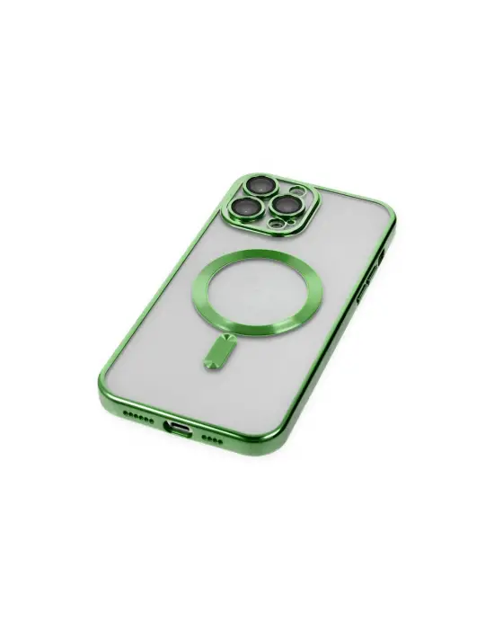 Apple İphone 13 Pro Max Kılıf Kross Magneticsafe Kapak - Koyu Yeşil