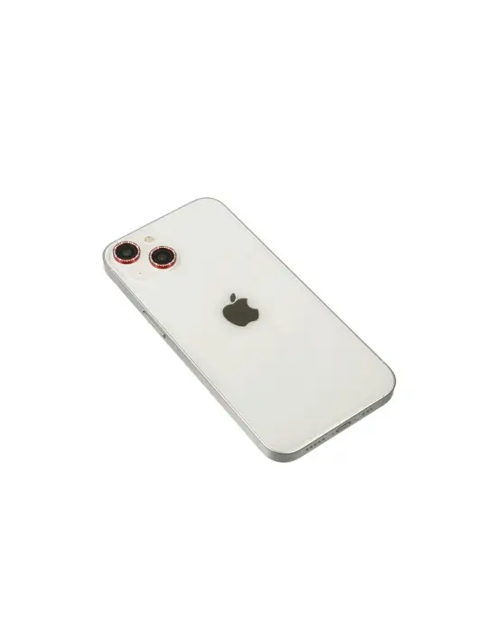 Apple İphone 14 Diamond Kamera Lens - Kırmızı