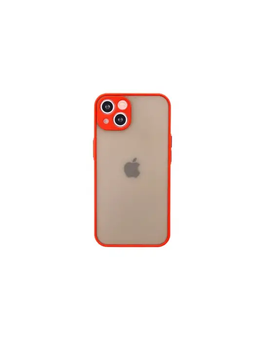Apple İphone 14 Kılıf Montreal Silikon Kapak - Kırmızı