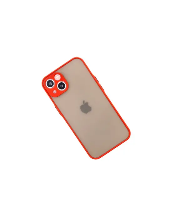 Apple İphone 14 Kılıf Montreal Silikon Kapak - Kırmızı