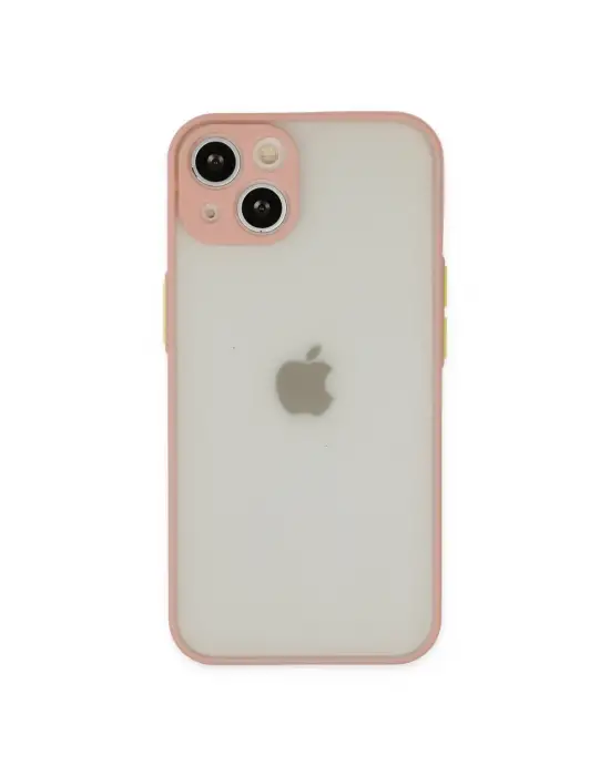 Apple İphone 14 Kılıf Montreal Silikon Kapak - Pembe
