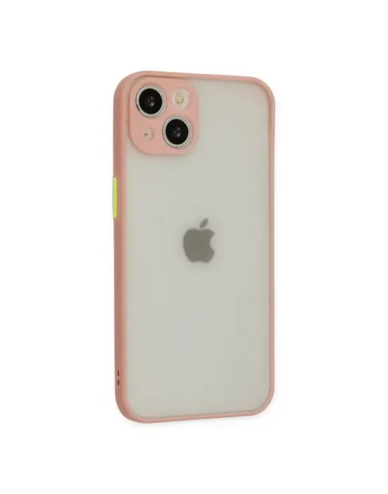 Apple İphone 14 Kılıf Montreal Silikon Kapak - Pembe