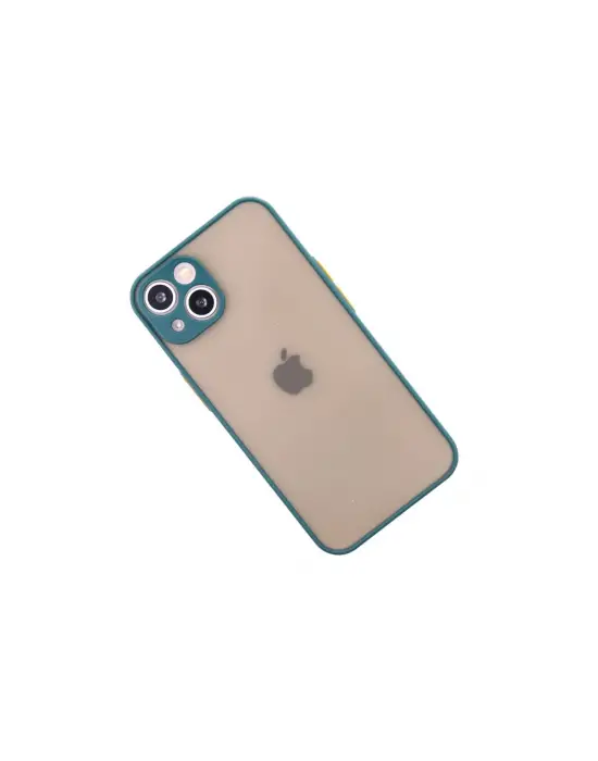 Apple İphone 14 Kılıf Montreal Silikon Kapak - Yeşil