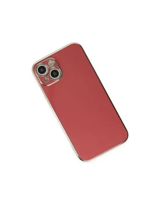 Apple İphone 14 Kılıf Volet Silikon - Kırmızı