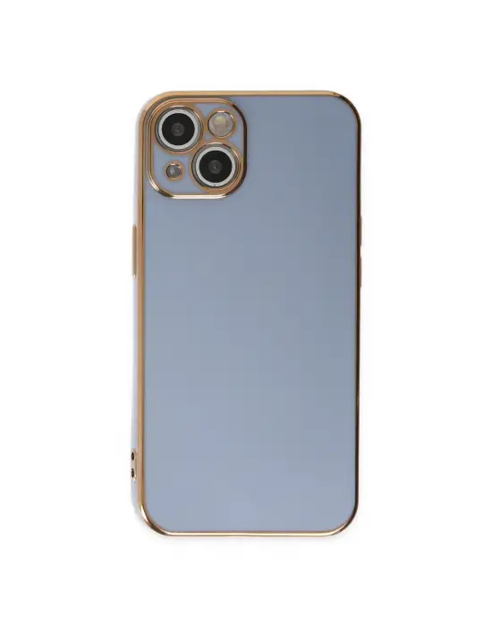 Apple İphone 14 Kılıf Volet Silikon - Mavi