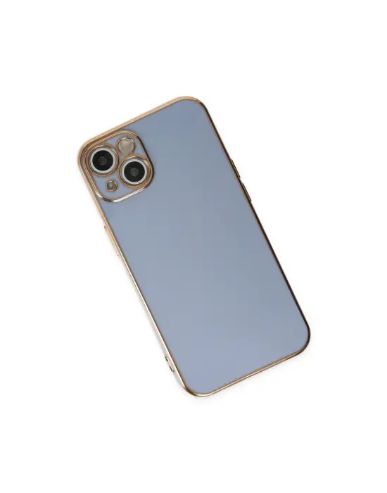 Apple İphone 14 Kılıf Volet Silikon - Mavi