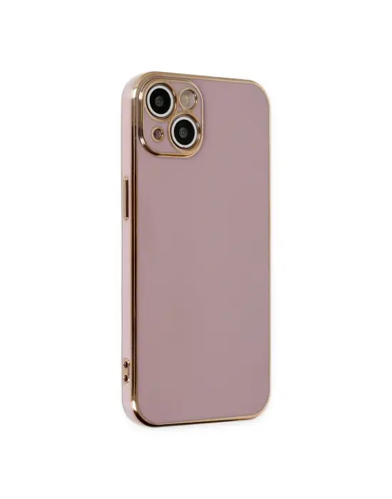 Apple İphone 14 Kılıf Volet Silikon - Mor