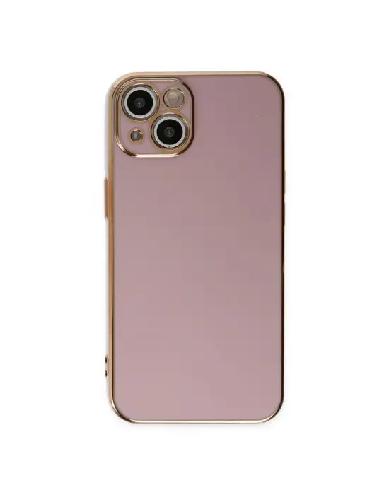 Apple İphone 14 Kılıf Volet Silikon - Mor