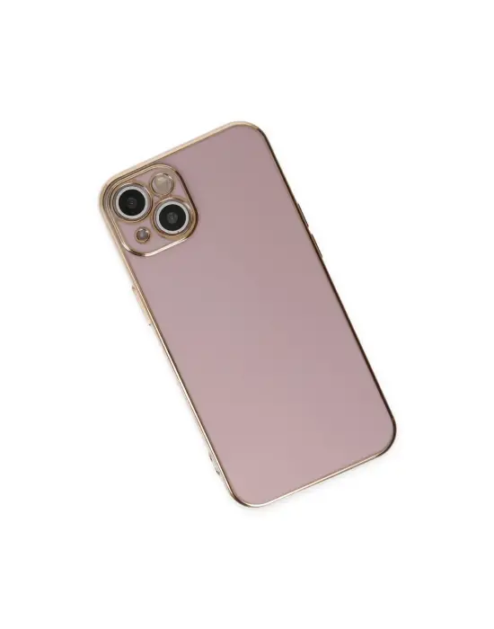 Apple İphone 14 Kılıf Volet Silikon - Mor