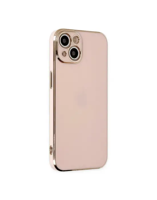 Apple İphone 14 Kılıf Volet Silikon - Pembe