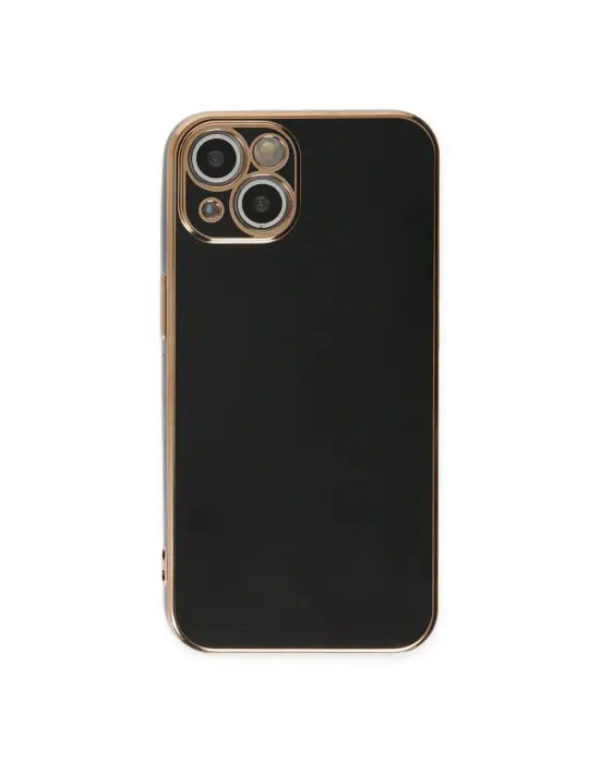 Apple İphone 14 Kılıf Volet Silikon - Siyah