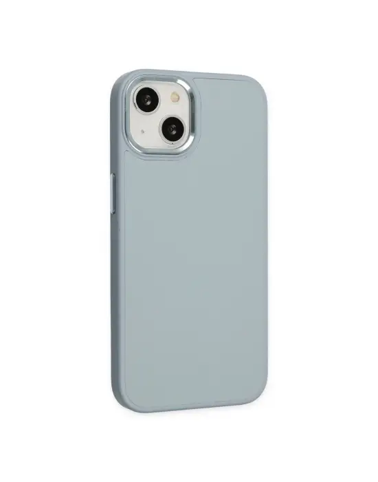 Apple İphone 14 Plus Kılıf Asya Deri Silikon - Sierra Blue